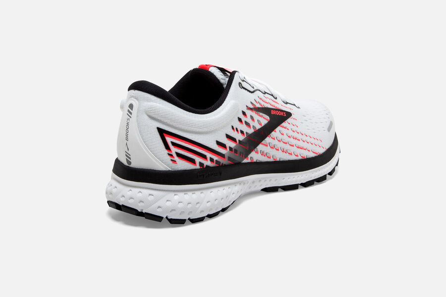 Brooks Israel Ghost 13 Road Running Shoes Womens - White/Pink/Black - ZUS-931865